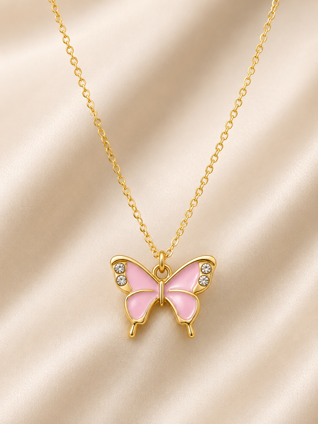 Butterfly Pendant Necklace | Butterfly Necklace | Aqsetique